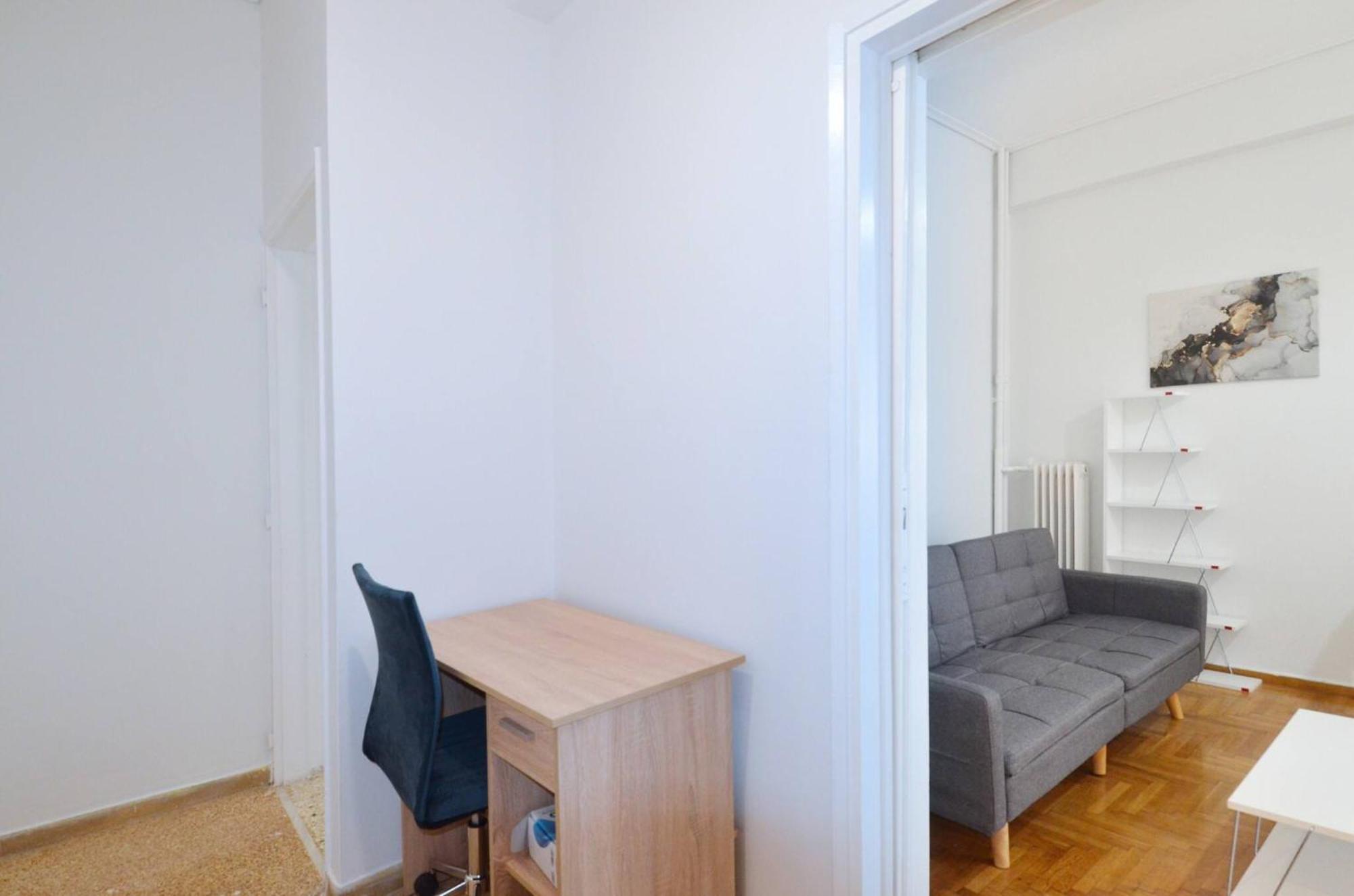 A Cozy Minimal Apartment At Koukaki, Dimitrako... Atenas Exterior foto